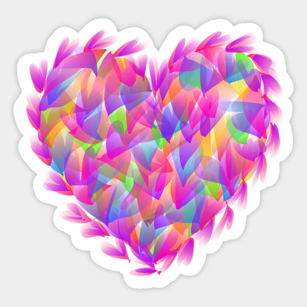 Lovely Heart Sticker by GemmasGems